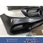 W205 C63 AMG VOORBUMPER COMPLEET Mercedes C Klasse 2014-2019, Pare-chocs, Avant, Enlèvement ou Envoi, Mercedes-Benz