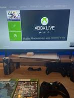 Xbox 360 avec 3 jeux et manette, Enlèvement, Comme neuf