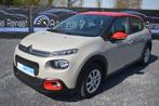 Citroën C3 1.2i, 2018, 39.000km, Airco, Navigatie + 12M gara, Parkeersensor, Zwart, Zwart, Bedrijf
