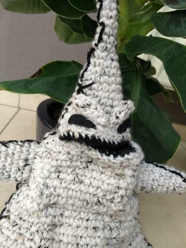 hand gemaakte gehaakt , oogie boogie , halloween, Kinderen en Baby's, Speelgoed | Knuffels en Pluche, Nieuw, Overige typen, Ophalen of Verzenden
