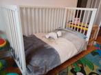 Lit de bébé évolutif  IKEA Sunvik blanc, Kinderen en Baby's, Kinderkamer | Bedden, Ophalen, Zo goed als nieuw, Minder dan 140 cm