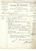 Ancienne facture 1911, Collections, Enlèvement ou Envoi, Utilisé