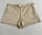 Vintage Fred Perry Shorts Dames W34 Beige hot-pants Tennis, Ophalen of Verzenden, Zo goed als nieuw, Beige