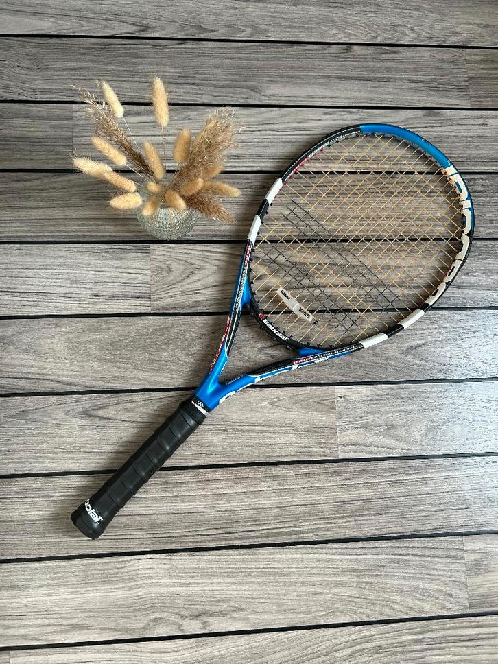 Babolat tennisracket – Nano Strength Techno • Nieuwe grip, Sport en Fitness, Tennis, Gebruikt, Racket, Babolat, L2, Ophalen of Verzenden