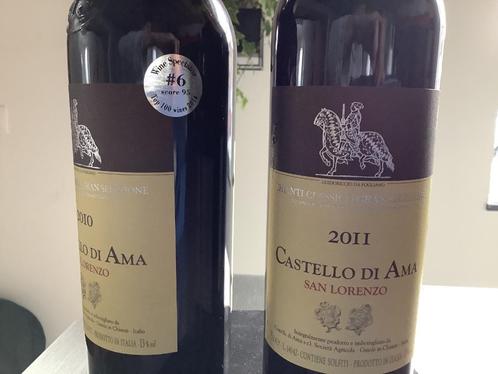 Top: CASTELLO DI AMA, SAN LORENZO 2010 et 2011, Collections, Vins, Neuf, Vin rouge, Italie, Pleine, Enlèvement ou Envoi