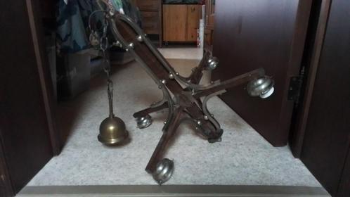 Art decoluster, voor  4 lampen, Antiek en Kunst, Antiek | Verlichting, Ophalen
