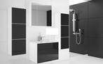 gloednieuwe badkamerset zwart met wit, Huis en Inrichting, Nieuw, Overige typen, Ophalen of Verzenden, Wit