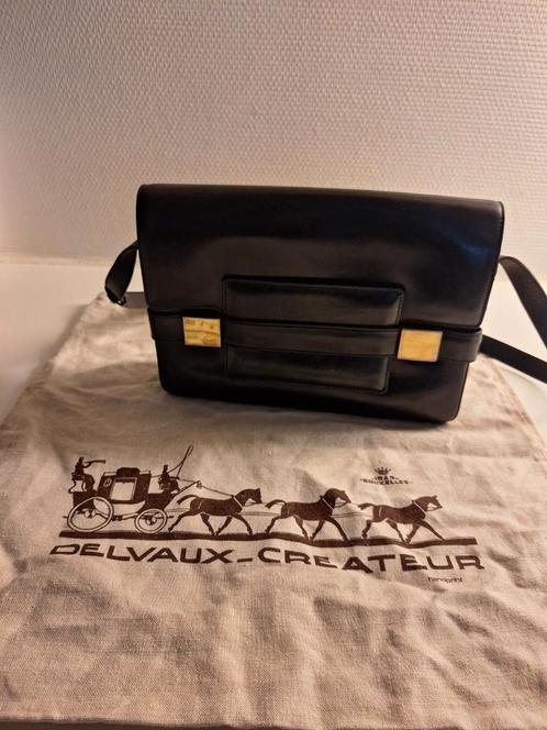 Delvaux Le Madamme, Handtassen en Accessoires, Tassen | Damestassen, Gebruikt, Handtas, Zwart, Ophalen of Verzenden
