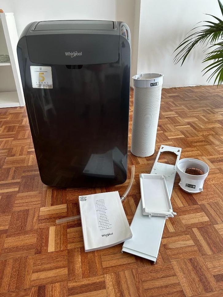 Whirlpool Eco Silent mobiele airco & verwarming – ALS NIEUW, Elektronische apparatuur, Airco's, Zo goed als nieuw, Mobiele airco