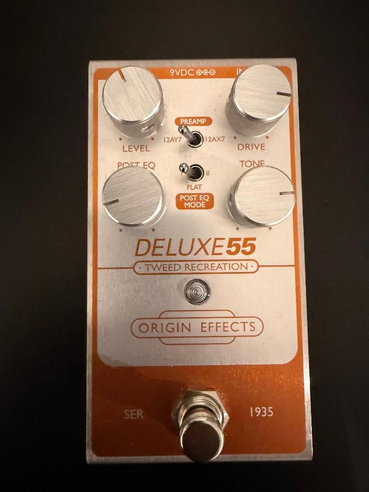 Origin Effects Deluxe55 Tweed Overdrive – Excellent état, Musique & Instruments, Effets, Comme neuf, Distortion, Overdrive ou Fuzz