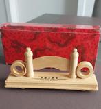 Vintage Bamboe houten staander voor waaier., Antiek en Kunst, Ophalen of Verzenden