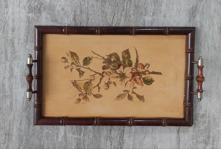 Ancien plateau en bois, Antiquités & Art, Antiquités | Plateaux, Enlèvement