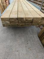 Houten balken geïmpregneerd nieuw hout juffers gordingen, Ophalen, Geïmpregneerd