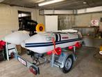 Suzamar rubberboot met 6 pk motor en trailer., Watersport en Boten, Ophalen, Zo goed als nieuw