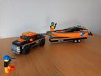 lego 60085 4x4 met powerboat, Ophalen of Verzenden, Gebruikt