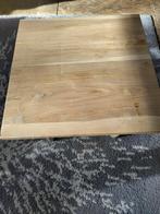 Volhouten tafeltje, Huis en Inrichting, Ophalen, Minder dan 45 cm, Minder dan 55 cm, Vierkant