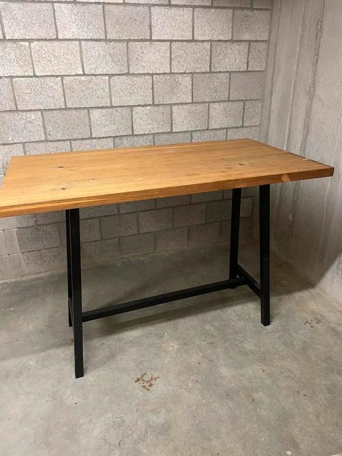Massief houten bartafel voor de handige harry, Huis en Inrichting, Barren, Gebruikt, Ophalen