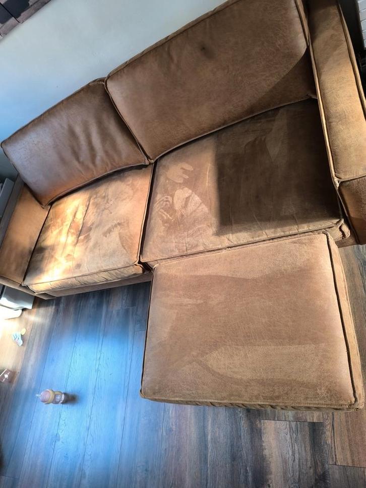 Weba Zetel + poef, Maison & Meubles, Canapés | Coins salons complets, Enlèvement