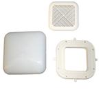 Dak ventilatie doorvoer vierkant 14x14 cm