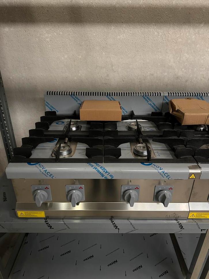 Horeca Gas Fornuizen 80, 40cm Atalay, Zakelijke goederen, Horeca | Keukenapparatuur, Nieuw in verpakking, Ophalen of Verzenden