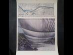 Litho Christo: Over the Arkansas river in Colorado, Antiquités & Art, Art | Lithographies & Sérigraphies, Enlèvement ou Envoi