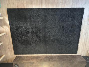 Tapijt Domino Antraciet Grijs / Zwart 160x230 Hoogpolig beschikbaar voor biedingen