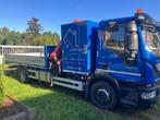 IVECO vrachtwagen met kraan, Auto's, Vrachtwagens, Automaat, Iveco, Blauw, Diesel