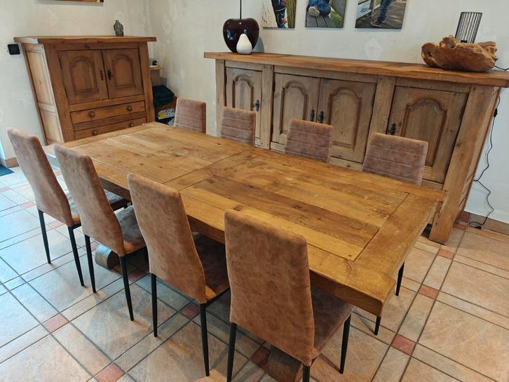 Landelijke eetkamer te koop, Huis en Inrichting, Complete eetkamers, Gebruikt, Ophalen