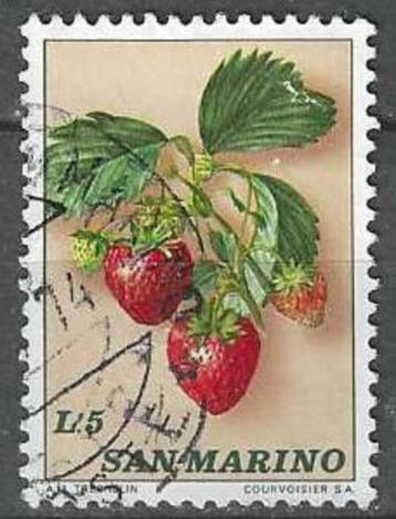 San Marino 1973 - Yvert 841 - Fruitsoorten - Aardbeien (ST) beschikbaar voor biedingen