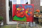 Groot oud schilderij,  WEG IS WEG, Ophalen