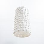 White Opaline Glass Hanglamp - Vintage Peill & Putzler 1970, Enlèvement ou Envoi, Verre
