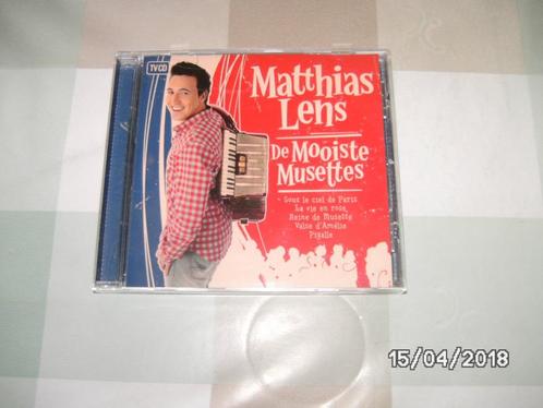Een CD van Matthias Lens "De Mooiste Mussettes", Cd's en Dvd's, Cd's | Nederlandstalig, Zo goed als nieuw, Overige genres, Ophalen of Verzenden