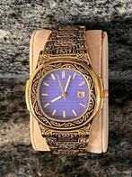 Klassiek herenhorloge, kwarts, analoog, met kalender, Handtassen en Accessoires, Horloges | Heren, Overige merken, Staal, Staal