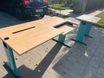 Bureau meubel, met bijzettafel in goede staat, Ophalen of Verzenden, Zo goed als nieuw, Bureau