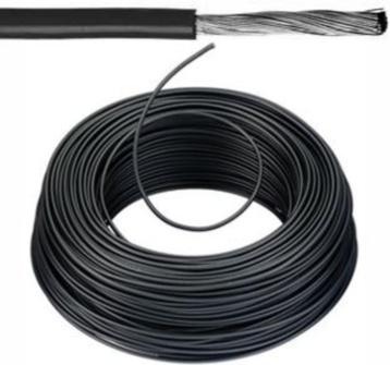 100m VOBkabel 6 mm² Eca - zwart ( H07V-K ) - VOBST6ZW, Ophalen, Nieuw, Kabel of Snoer