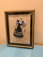 Oude kader met glas modehuis Paris, Antiek en Kunst, Kunst | Schilderijen | Klassiek, Ophalen
