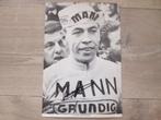 poster kaart 1967 team mann herman van springel signe, Verzamelen, Gebruikt, Verzenden