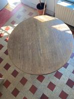 Ronde houten tafel met verlengstuk, Ophalen, Gebruikt