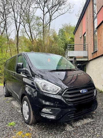 19k + Btw Dubbel cabine Ford Custom 2.0D Automaat, Auto's, Automaat, Euro 6, Diesel, 6 zetels