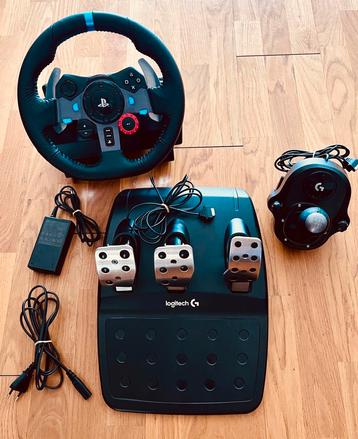 LOGITECH G29 stuurwiel en pedalen + SHIFT GEAR, Enlèvement, Comme neuf, Volant ou Pédales, PlayStation 5