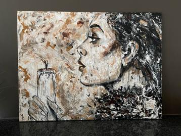 Modern origineel schilderij Mk Art beschikbaar voor biedingen