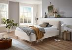 Lit design 120x200 – Lit queen size - Livraison rapide, Maison & Meubles, Chambre à coucher | Lits, Neuf, Tissu, Queen size, Beige