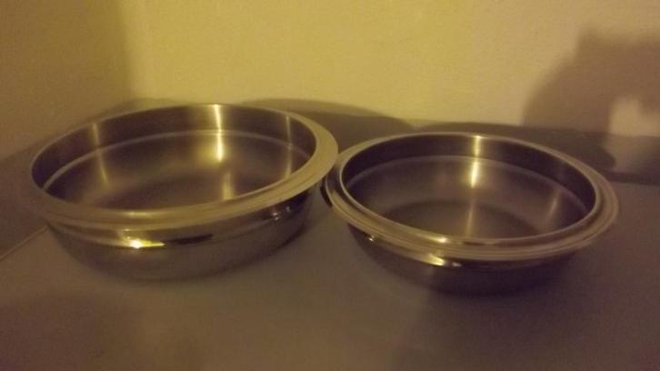 2 Nieuwe Inox Keukenkommen, Huis en Inrichting, Keuken | Potten en Pannen, Nieuw, Inox, Ophalen of Verzenden