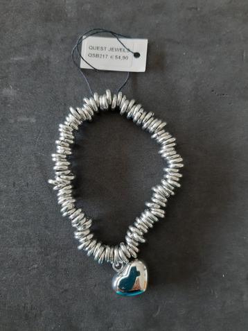 Stalen armband 'Hart' - NIEUW! (referentie 217)   beschikbaar voor biedingen