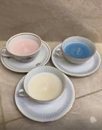 Kaars in koffietas met onderbord / vintage / theekopjes, Ophalen of Verzenden