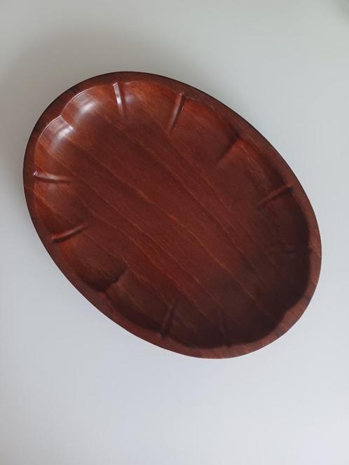 Gerling Sol-Ohligs. Dienbladje. Mid-century., Huis en Inrichting, Woonaccessoires | Dienbladen, Zo goed als nieuw, Hout, Ovaal