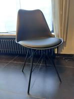 Set van 6 moderne kuipstoelen – zo goed als nieuw, Ophalen, Zwart, Zo goed als nieuw, Metaal