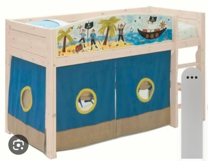 Lifetime halfhoogslaper piraten, Kinderen en Baby's, Kinderkamer | Stapelbedden en Hoogslapers, Zo goed als nieuw, Halfhoogslaper