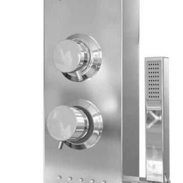 douche paneel met waterval inox nieuw in doos beschikbaar voor biedingen
