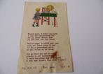 L76 *oud gebedsprent *Nonkel Pater, 'k schrijf een brief, .., Enlèvement ou Envoi, Image pieuse